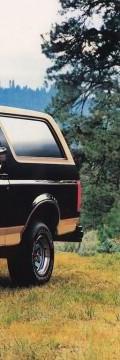 FORD Bronco I IV  Технічні характеристики
