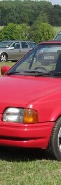 FORD Escort IV Cabrio Technical сharacteristics
