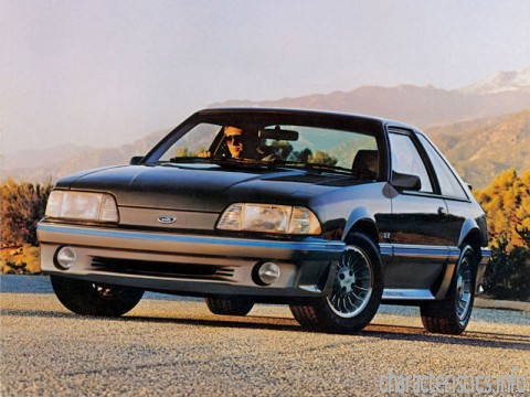 FORD Generasi
 Mustang III 4.9 V8 (228 Hp) Karakteristik teknis
