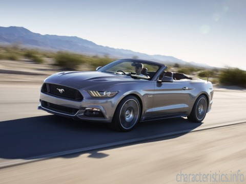 FORD Покоління
 Mustang VI Cabriolet 5.0 (426hp) Технічні характеристики
