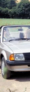 FORD Escort III Cabrio (ALD) Technical сharacteristics

