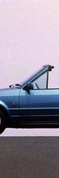 FORD Escort IV Cabrio Technical сharacteristics
