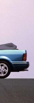 FORD Escort IV Cabrio Technical сharacteristics

