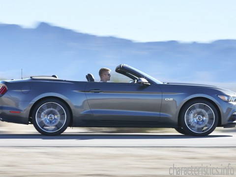 FORD Покоління
 Mustang VI Cabriolet 3.7 (305hp) Технічні характеристики
