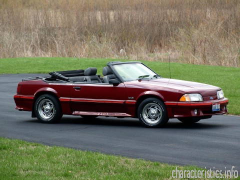 FORD 世代
 Mustang Convertible III 2.3 i (106 Hp) 技術仕様
