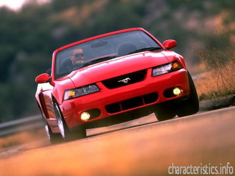 FORD Generacja
 Mustang Convertible IV 4.6 V8 GT (263 Hp) Charakterystyka techniczna
