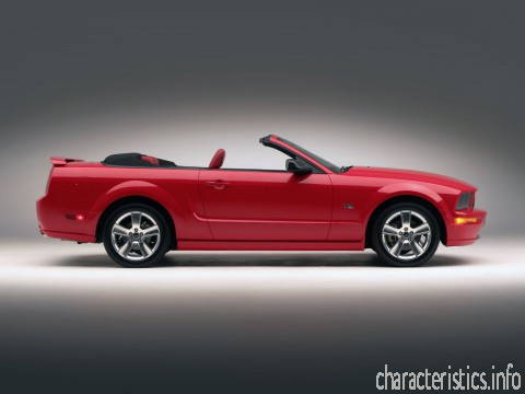 FORD Generasi
 Mustang Convertible V 4.6 i V8 24V (300 Hp) Karakteristik teknis
