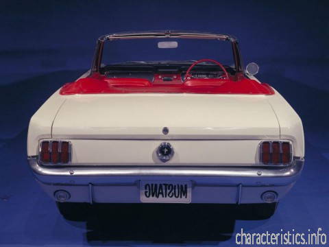 FORD Generacja
 Mustang Convertible I 4.2 V8 (164 Hp) Charakterystyka techniczna
