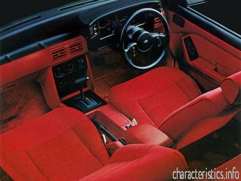 FORD Покоління
 Mustang III 2.3 i (106 Hp) Технічні характеристики
