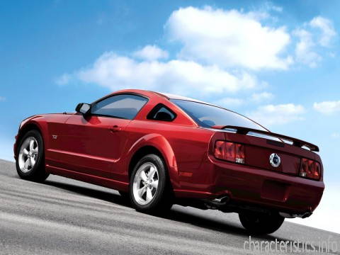 FORD Поколение
 Mustang V 4.6 i V8 GT (304 Hp) Технические характеристики
