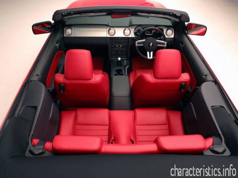 FORD Поколение
 Mustang Convertible V 4.0 i V6 12V (210 Hp) Технические характеристики
